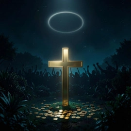 Single Thirty Coins and a Cross